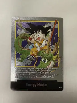 Dragon Ball Super Fusion World Manga Booster E-42 Energy Marker 2025 Silver-NM - Image 1