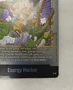 Dragon Ball Super Fusion World Manga Booster E-42 Energy Marker 2025 Silver-NM - Image 4