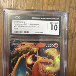 Pokemon 2022 Japanese Charizard V-Star Birth-Full Art Holo 014/100 CGC 10 - Image 3