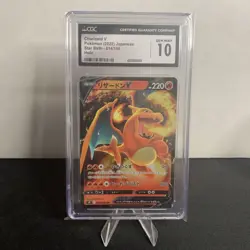 6014694061 2022 Pokemon Star Birth Japanese 014/100 Charizard V Holo CGC 10 - Image 1