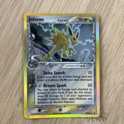 Pokemon TCG Jolteon Delta Species Holo Rare 7/113 Ex Delta Species - Image 1