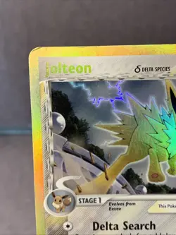 Pokemon TCG Jolteon #7/113 EX Delta Species Reverse Holo Rare Stamped 2005 VTG - Image 4