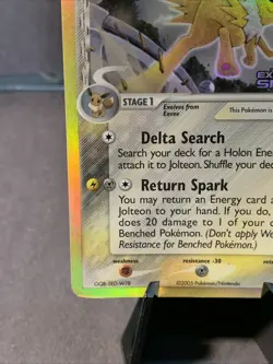 Pokemon TCG Jolteon #7/113 EX Delta Species Reverse Holo Rare Stamped 2005 VTG - Image 5