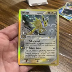 Pokemon TCG Jolteon 7/113 - EX Delta Species- Stamped Holo Rare - Image 1