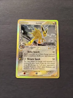 Pokemon TCG Jolteon 7/113 - EX Delta Species- Stamped Holo Rare - Image 1