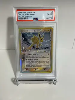 Pokemon TCG Jolteon EX Delta Species 7/113 Reverse Holo Rare Card Stamped - Image 1