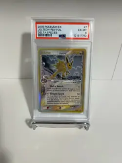 Pokemon TCG Jolteon EX Delta Species 7/113 Reverse Holo Rare Card Stamped - Image 3
