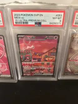 Pokemon Mew Graded Card Lot - 151 Promo, Psa 8,9 - Image 3