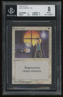 MTG Alpha Death Ward BGS 8.0 (8) NM-MT Card Magic WOTC 2276 - Image 1