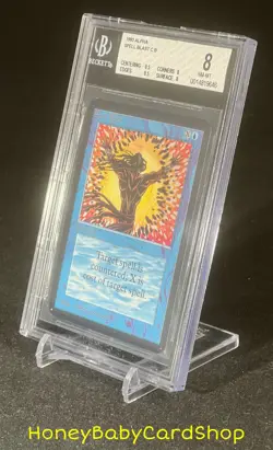 MTG Limited Edition Alpha 1993 Spell Blast BGS 8.0Q++ NM/MT Old School 93/94 - Image 3
