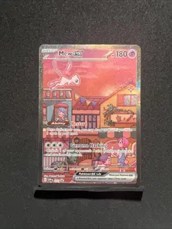 Mew EX 053 Scarlet & Violet Promo Holo Full Art Pokemon TCG Lp Nm - Image 1