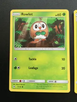 Pokemon Rowlet, Dartrix & Decidueye Evo Line Bundle - Sun & Moon 2016 TCG - Image 2