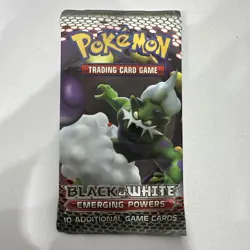 Pokemon TCG Black and White Emerging Powers Booster Pack Sealed Unweighed 820650106293 - Image 1