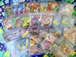 Lot of 30+ Pokemon Ex and V Full Art Pokemon Cards Pikachu Charizard and more - Image 2