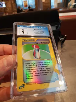 Hyper Potion cgc 9 MINT REVERSE HOLO Skyridge 2002 E-Reader 127/144 psa Pokemon - Image 3
