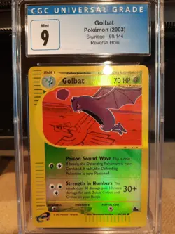 Golbat cgc 9 MINT REVERSE HOLO Skyridge 2002 E-Reader 60/144 psa card Pokemon - Image 1