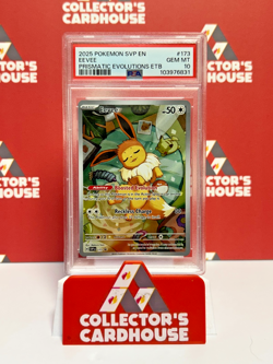 Eevee | 173 | PSA 10 | Prismatic Evolutions ETB Black Star Promo | G20 - Image 1