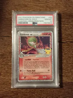 Gardevoir EX PSA 10 Pokemon Card Celebrations 93/101 Classic Collection 2021 - Image 1