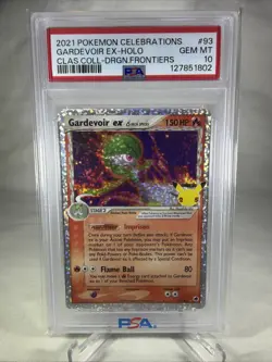 PSA 10 GARDEVOIR EX #93 - 2021 POKEMON CELEBRATIONS CLASSIC COLLECTION 93/101 - Image 1