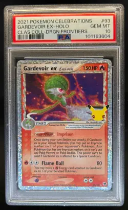2021 Pokemon SWSH Celebrations Gardevoir ex Classic Collection #93/101 PSA 10 - Image 1