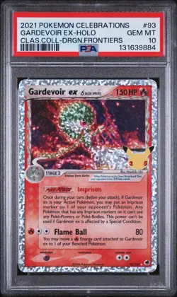 PSA 10 2021 POKEMON CELEBRATIONS CLASSIC COLLECTION 93/101 GARDEVOIR EX-HOLO - Image 1