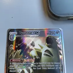 Pokemon TCG - Tyranitar GX #121/214 - Lost Thunder - Holo Rare - NM/M - Image 2