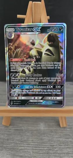 Pokemon TCG - Tyranitar GX #121/214 - Lost Thunder - Holo Rare - NM/M - Image 1