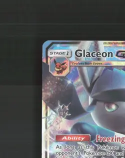 Glaceon GX SM147 Sun & Moon Black Star Promo Holo Pokemon Card NM - Image 3