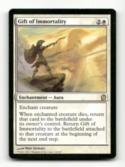Gift of Immortality Theros #14 Magic the Gathering - Image 1