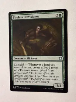 Tireless Provisioner 243 NM Bloomburrow Commander MTG BLC - Image 1