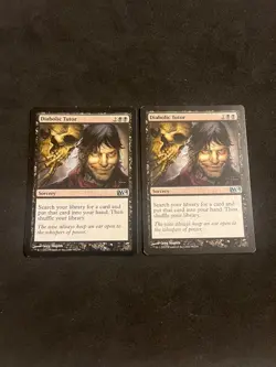 x2 Diabolic Tutor 2x [Commander 2013] Magic MTG Cards LP - Image 1