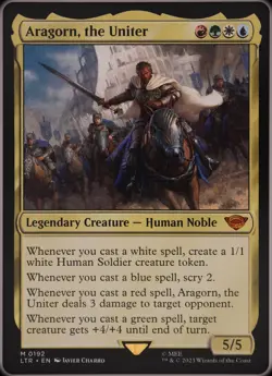 MTG Lord of the Rings - Aragorn, the Uniter - Regular - Image 1
