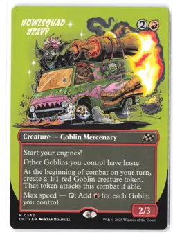 MTG Howlsquad Heavy (Borderless) 342 DFT Normal NM - Image 1