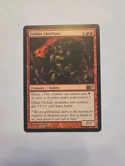 Goblin Chieftain [Core Set 2011] Magic the Gathering LP MTG - Image 1