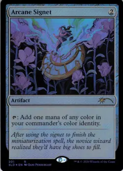 MTG Arcane Signet (201) | NM Foil | Secret Lair A Box of Rocks {SLD} - Image 2
