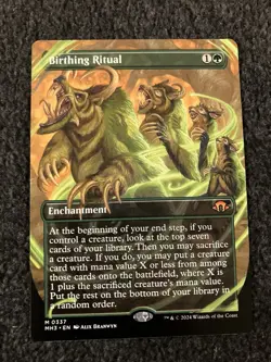 Magic The Gathering MTG - Birthing Ritual (Borderless) - Modern Horizons 3 - Image 1