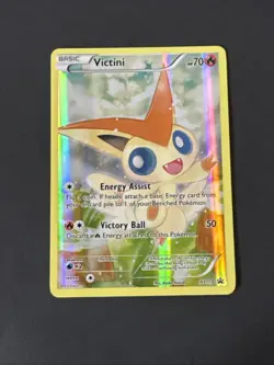 Pokemon TCG Victini XY117 Full Art Black Star Promo XY - Image 1