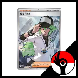 Pokemon TCG: Black Bolt - 163/086 - N's Plan - Image 1
