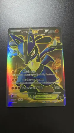 Lucario-EX - 107/111 - Full Art Ultra Rare HP, English Pokemon Furious Fists - Image 1