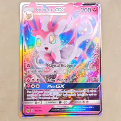 Sylveon GX Alternate Art 92a/145 Pokemon Sun and Moon Promo NM Near Mint - Image 1