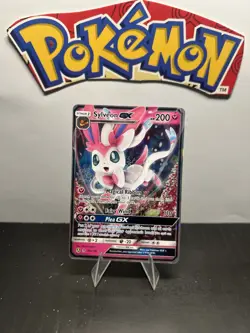 Sylveon GX Alternate Art 92a/145 Promo Pokemon TCG Sun and Moon Promo - NM - Image 2