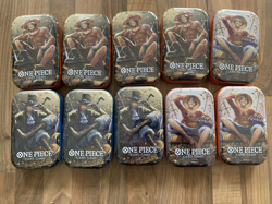 One Piece TS-02 Tin Pack Set Vol.2 - x10 tins Sealed brand new - Image 1