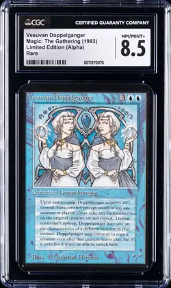 1993 MTG Magic: The Gathering Vesuvan Doppelganger ALPHA CGC 8.5 NM/Mint+ - Image 1