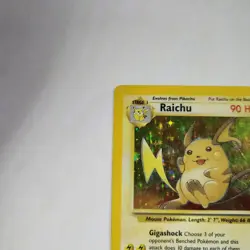 Raichu 14/62 - Unlimited Holo Rare - Pokemon TCG - Fossil - MP - Image 3