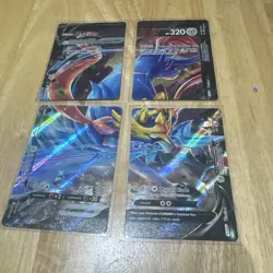 Zacian V-Union SWSH163-166 Promo Holo 4 Card Bundle Near Mint Black Star Promo - Image 1