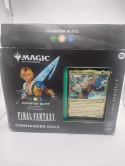 Magic The Gathering - Final Fantasy Commander Deck - Counter Blitz Tidus -Sealed - Image 1