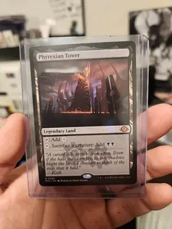 Phyrexian Tower Modern Horizons 3 MTG Magic The Gathering Land - Image 1