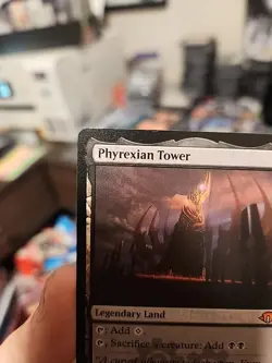 Phyrexian Tower Modern Horizons 3 MTG Magic The Gathering Land - Image 3