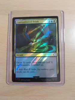 Contaminated Drink Surge Foil Rare, Fallout #627, MTG Magic The Gathering - Image 1