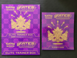 Pokemon XY Fates Collide ETB Player's Guide & Box Cover Featuring Alakazam - Image 1